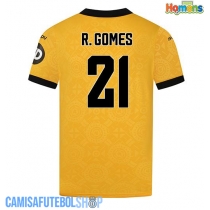Camisa de time de futebol Wolves Rodrigo Gomes #21 Replicas 1º Equipamento 2025-26 Manga Curta
